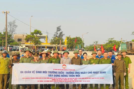 Ra quân Ngày Chủ nhật xanh: Chung tay xây dựng môi trường sống xanh – sạch – văn minh