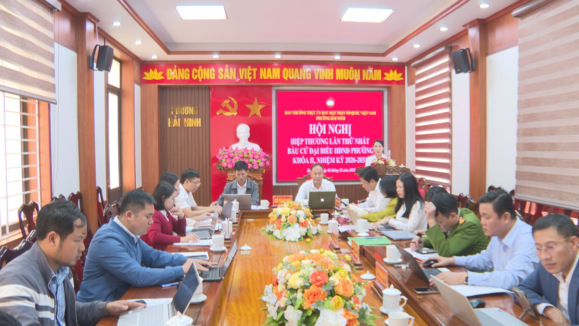 Phường Hải Ninh: Hội nghị hiệp thương lần thứ nhất bầu cử HĐND phường khóa II, nhiệm kỳ 2026–2031