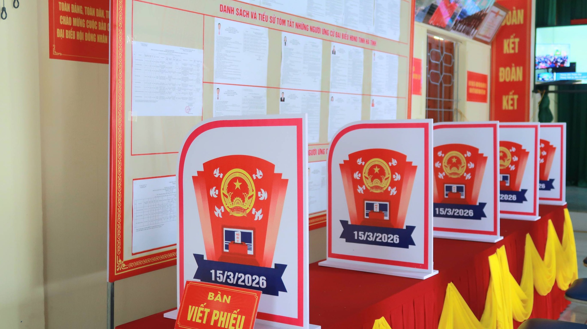 Những quy định về nội quy phòng bỏ phiếu trong ngày bầu cử