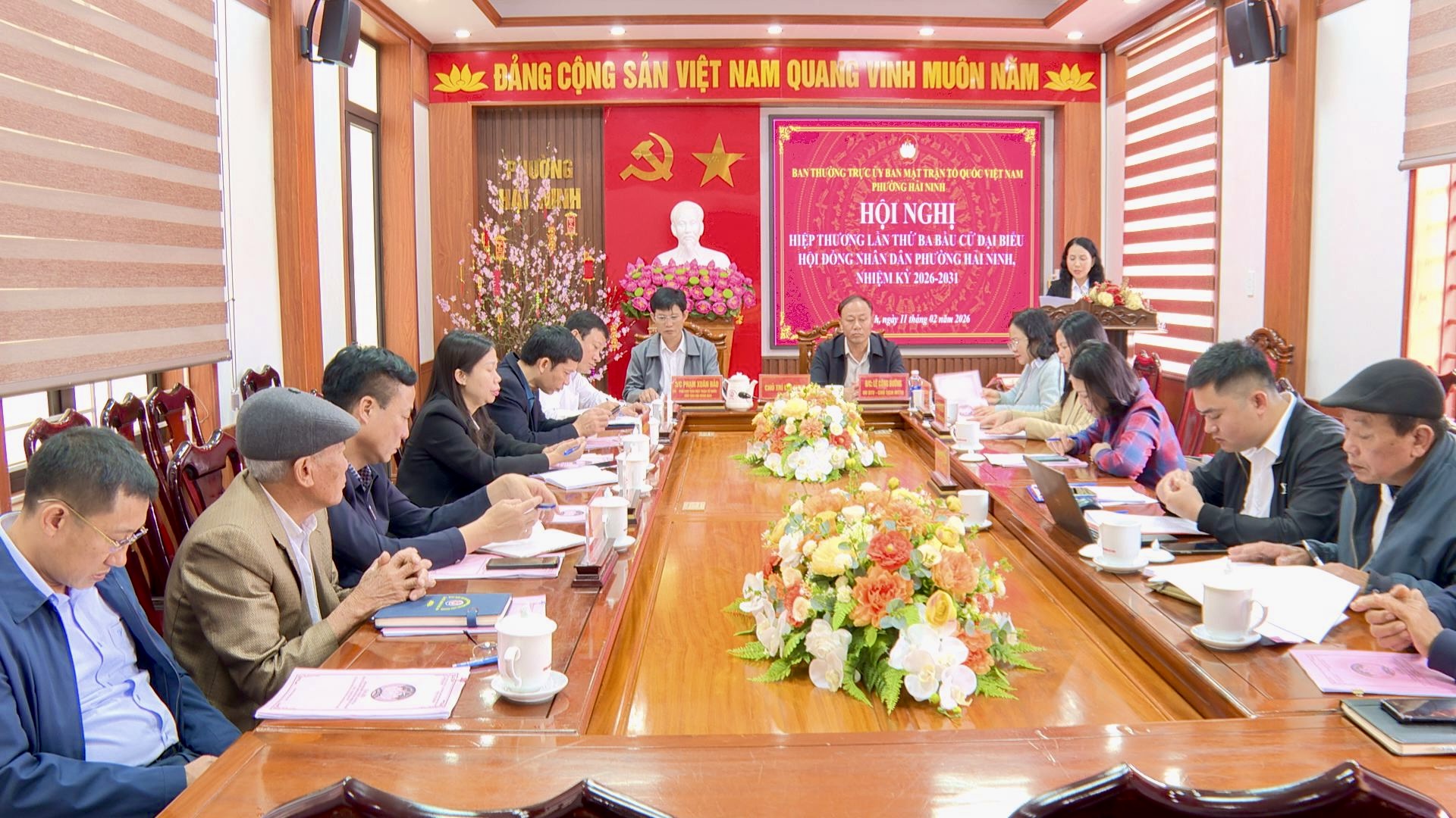 Hội nghị hiệp thương lần thứ ba bầu cử đại biểu HĐND phường Hải Ninh, nhiệm kỳ 2026-2031