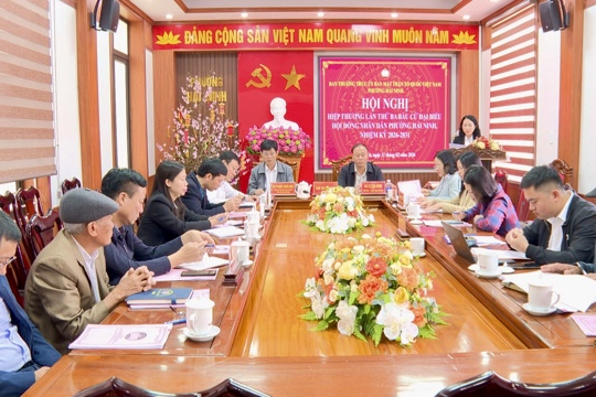 Hội nghị hiệp thương lần thứ ba bầu cử đại biểu HĐND phường Hải Ninh, nhiệm kỳ 2026-2031