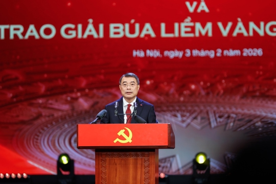 Phát động Giải Búa liềm vàng lần thứ XI - năm 2026: Lan tỏa những giá trị mới trong công tác xây dựng Đảng