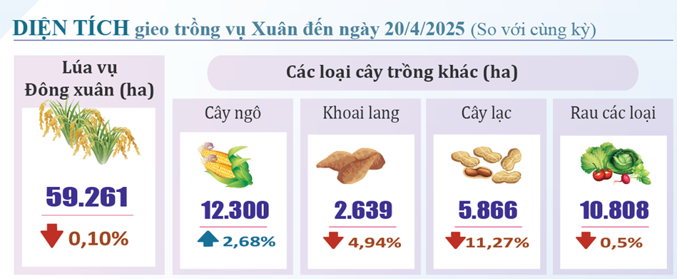 Tình hình KTXH tháng 4 và 4 tháng đầu năm 2025 tỉnh Hà Tĩnh