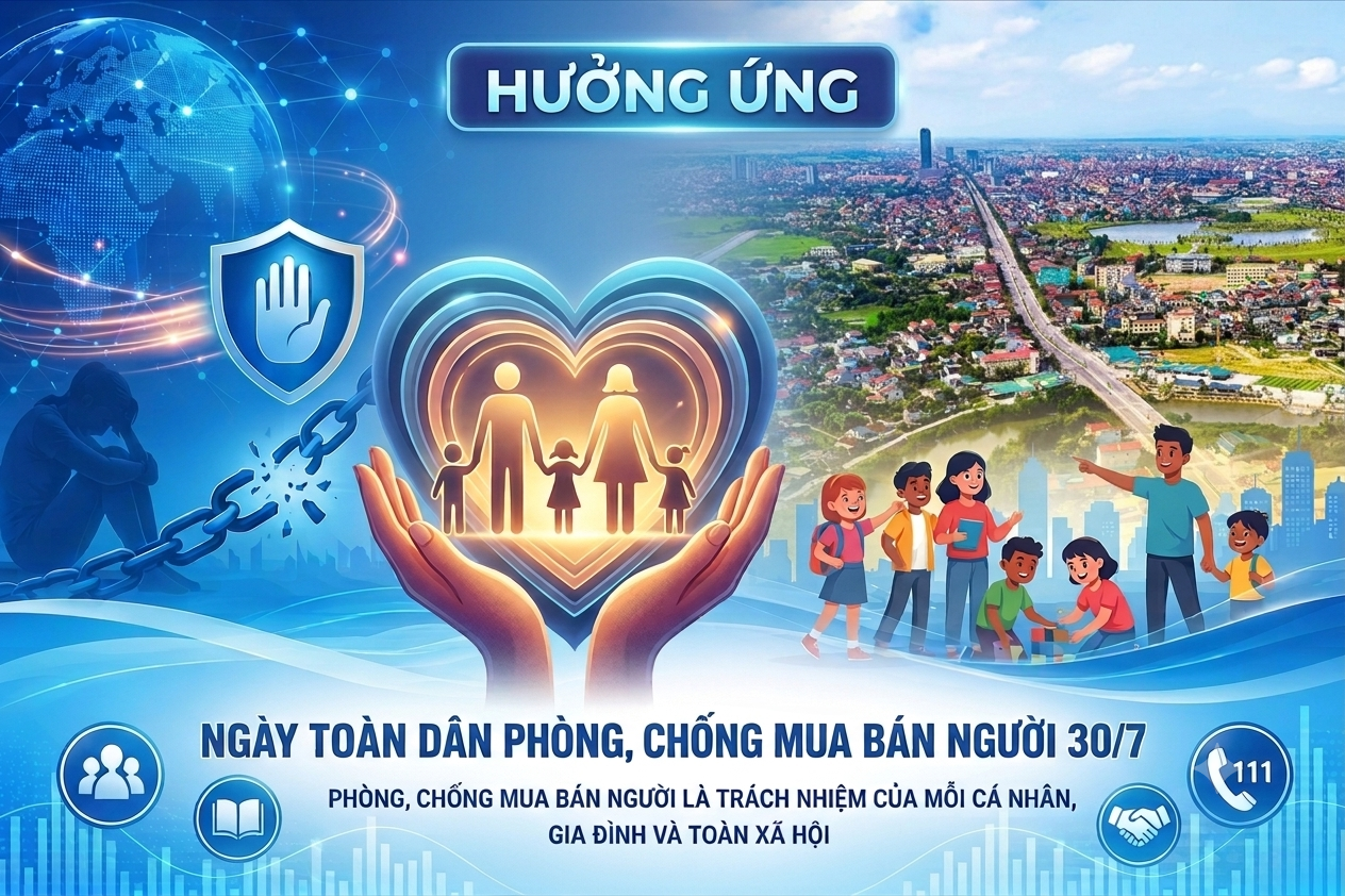 Hà Tĩnh hưởng ứng Ngày thế giới phòng, chống mua bán người và Ngày toàn dân phòng, chống mua bán người năm 2026