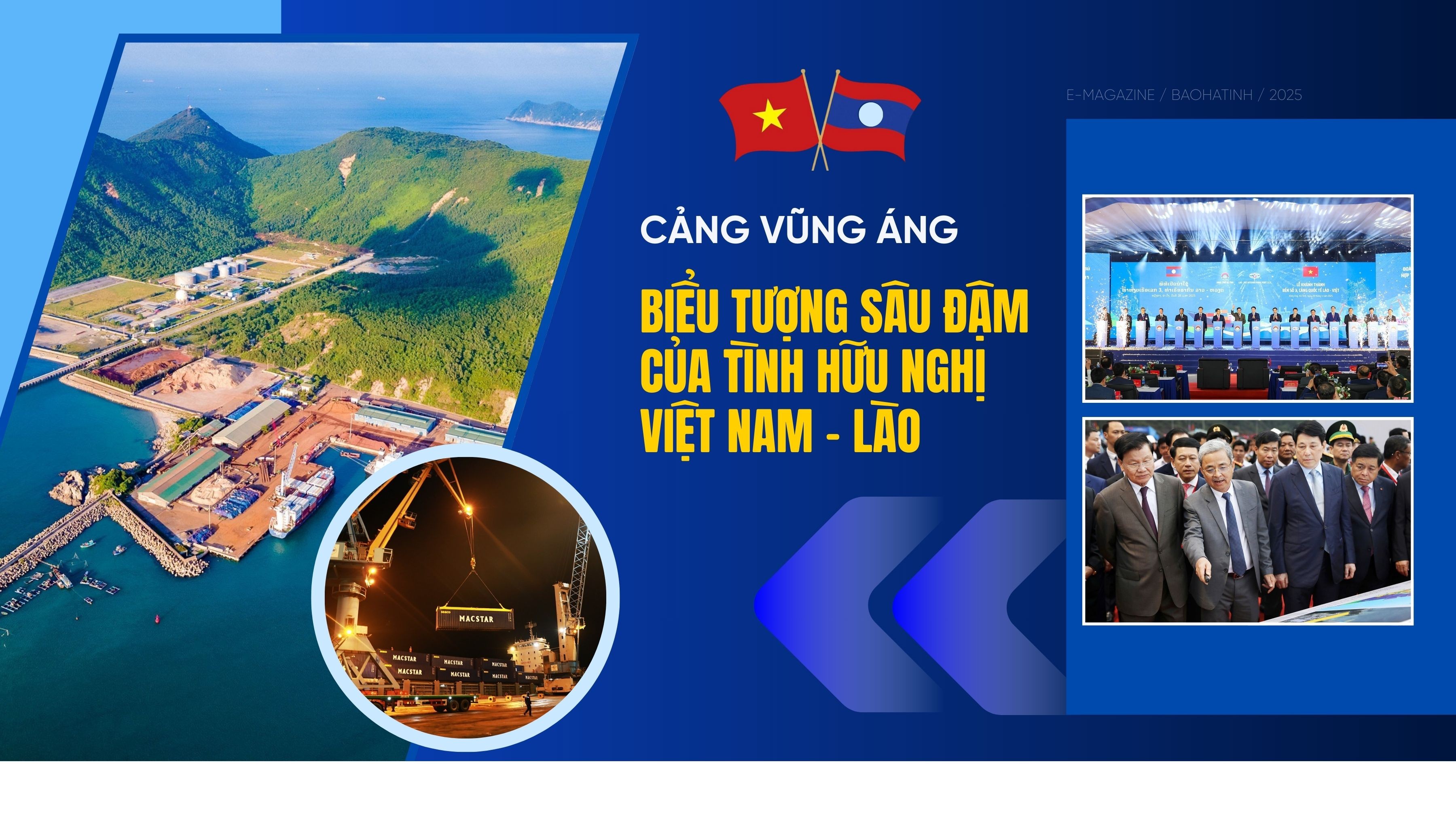 Cảng Vũng Áng - Biểu tượng sâu đậm của tình hữu nghị Việt - Lào 