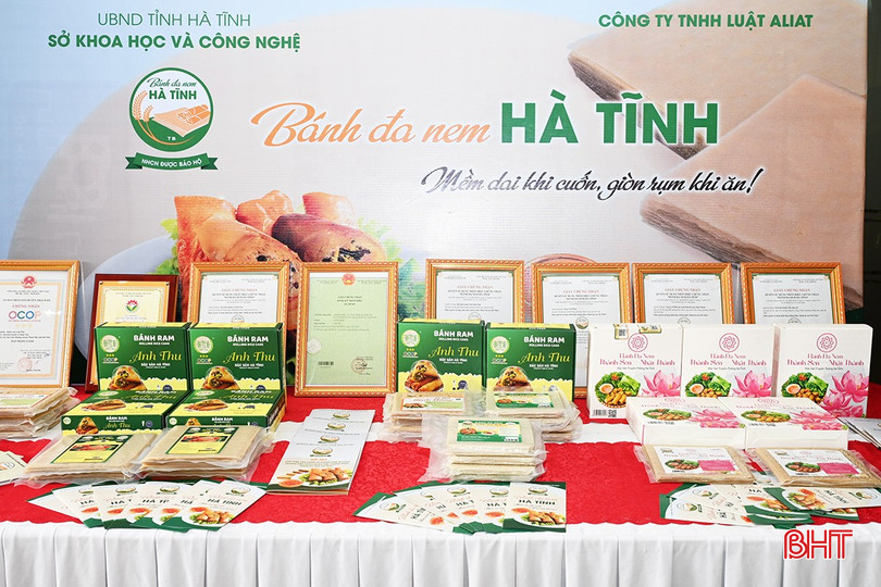 Công bố Nhãn hiệu chứng nhận “Bánh đa nem Hà Tĩnh”
