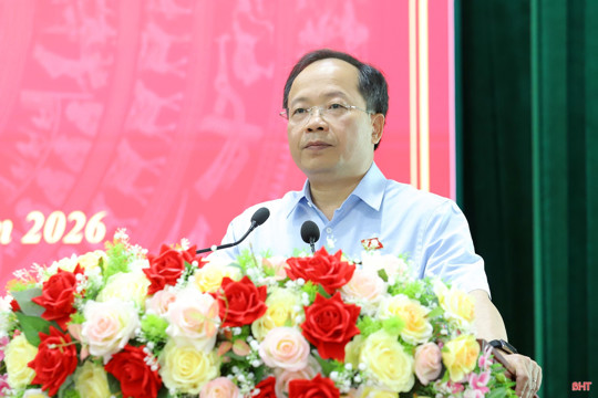 Bí thư Tỉnh ủy Nguyễn Duy Lâm tiếp xúc cử tri các phường trung tâm ở Hà Tĩnh