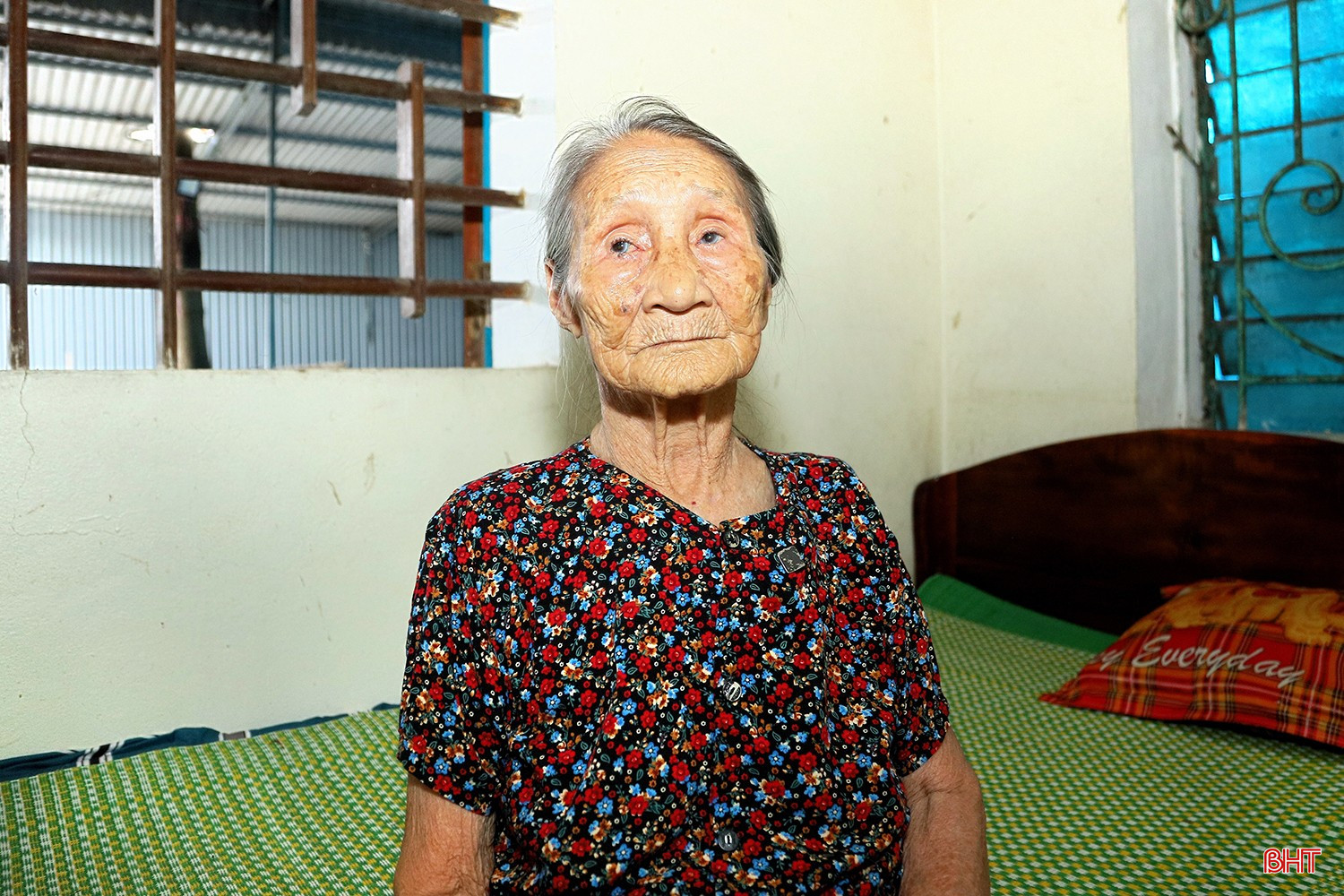 Bà Võ Thị Quế - mẹ liệt sĩ Tô Quang Thọ, sinh sống cùng gia đình người con trai thứ tại xã Đức Minh. bqbht_br_3-7489.jpg