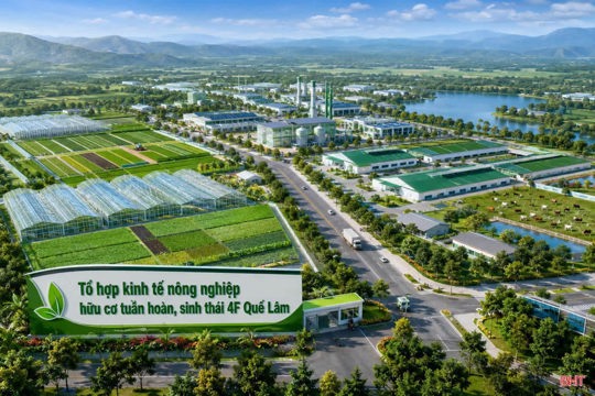Dự án 4F Quế Lâm gần 1.300 tỷ đồng sắp được khởi công tại Hà Tĩnh