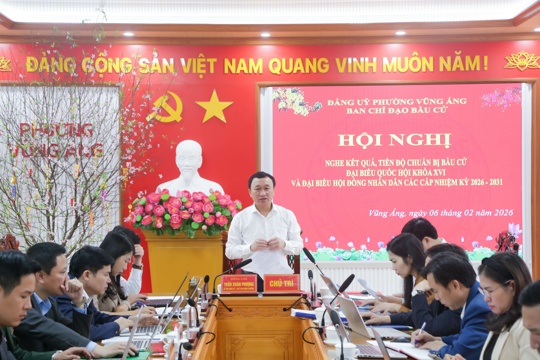 Bám sát kế hoạch, bảo đảm hoàn thành đúng tiến độ công tác bầu cử