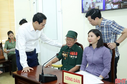 Lịch tiếp công dân tháng 10/2025