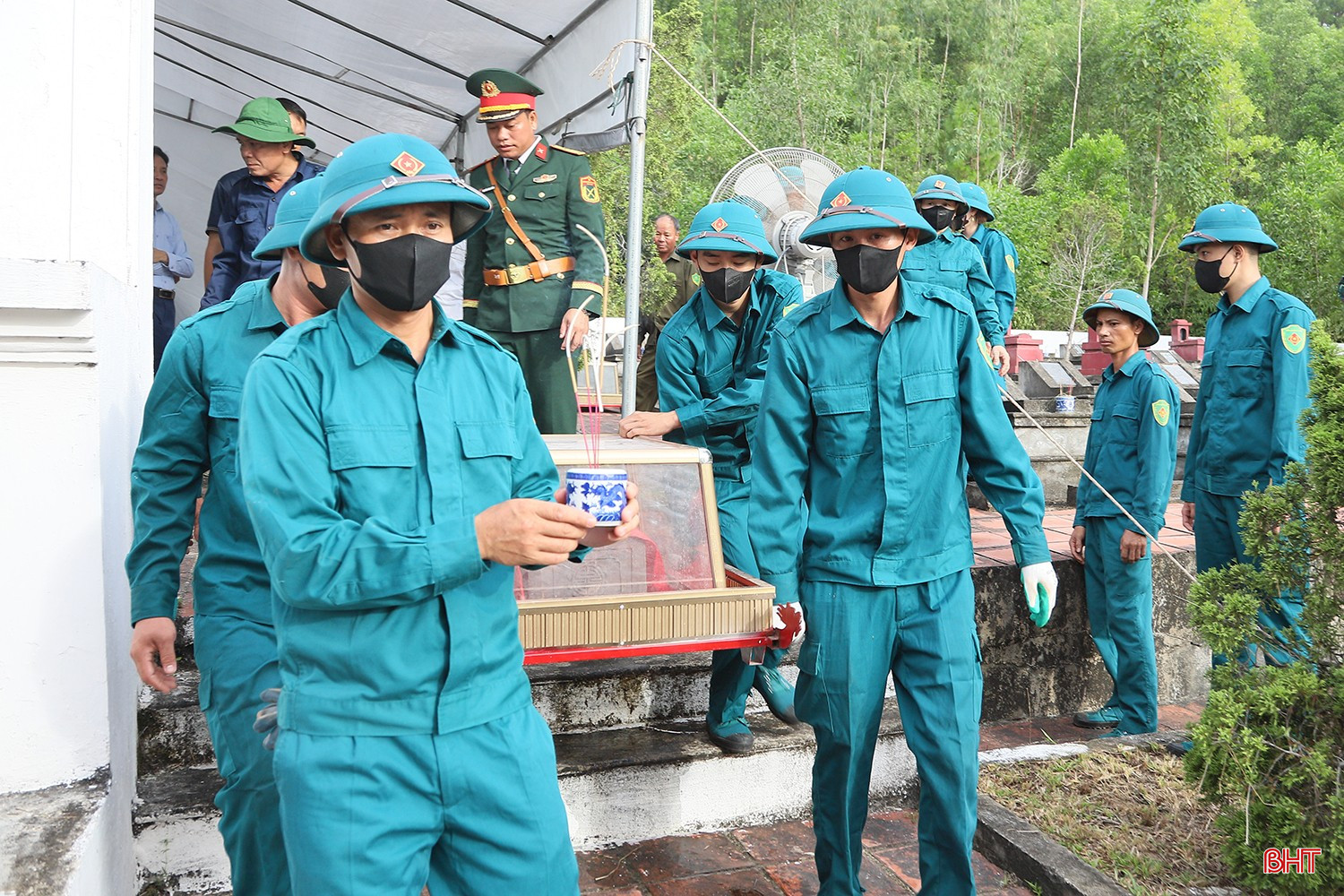 Triển khai tìm kiếm, quy tập 9 phần mộ liệt sĩ tại Đồng Lộc, Cẩm Xuyên