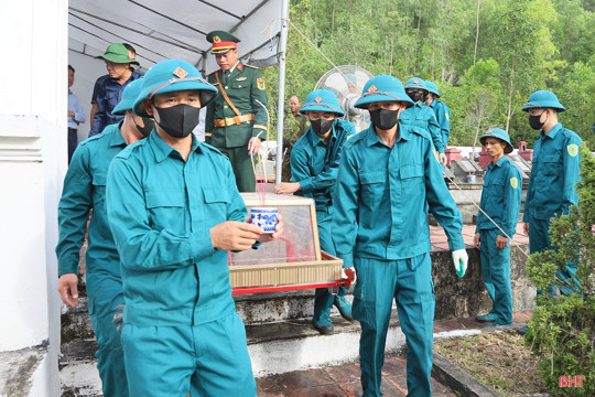 Triển khai tìm kiếm, quy tập 9 phần mộ liệt sĩ tại Đồng Lộc, Cẩm Xuyên
