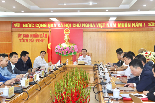 Hà Tĩnh tham dự hội nghị trực tuyến của Chính phủ về các dự án đường sắt trọng điểm