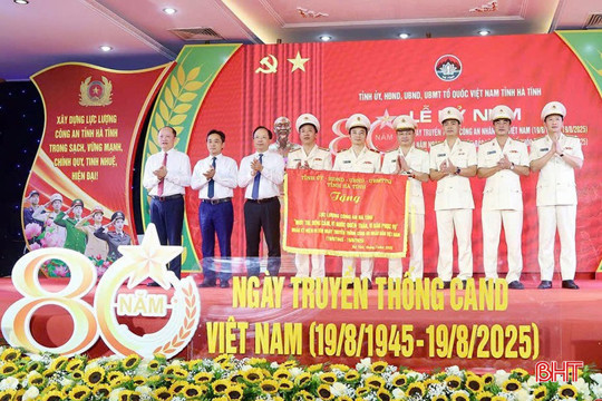  Xây dựng lực lượng Công an Hà Tĩnh tinh nhuệ, hiện đại 