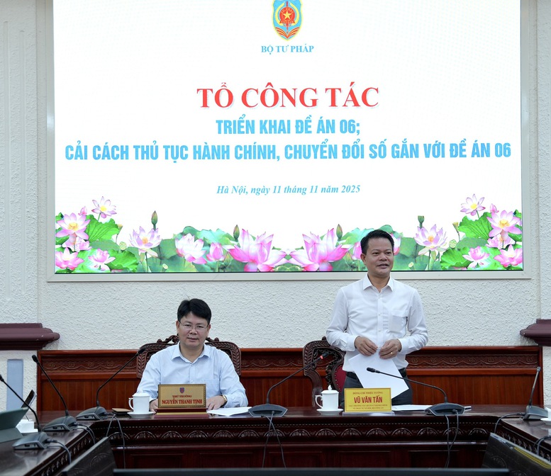 Tập trung nguồn lực phát triển các cơ sở dữ liệu trọng yếu của ngành Tư pháp