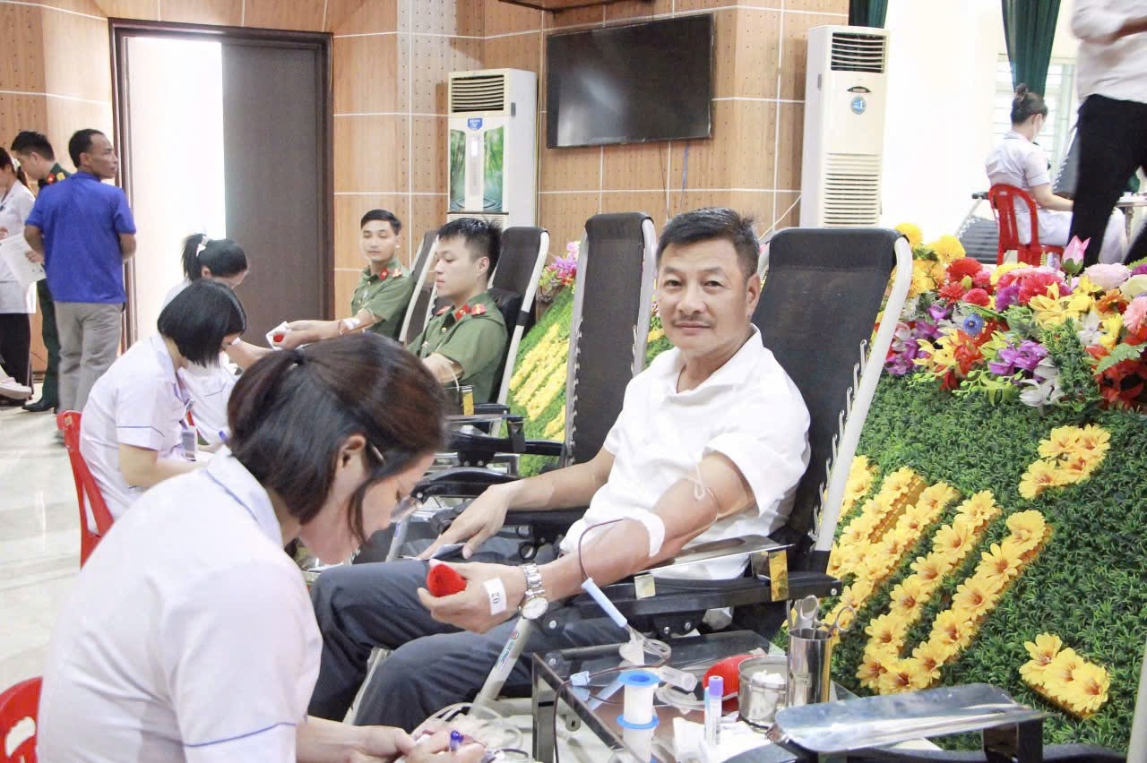 Ngày hội hiến máu tình nguyện ở xã Can Lộc tiếp nhận 146 đơn vị máu