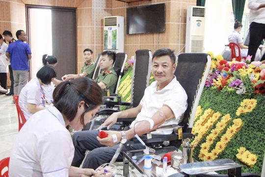 Ngày hội hiến máu tình nguyện ở xã Can Lộc tiếp nhận 146 đơn vị máu