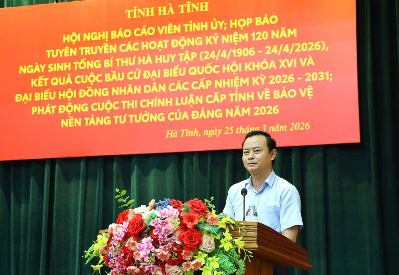 Đẩy mạnh công tác tuyên truyền kỷ niệm 120 năm Ngày sinh Tổng Bí thư Hà Huy Tập