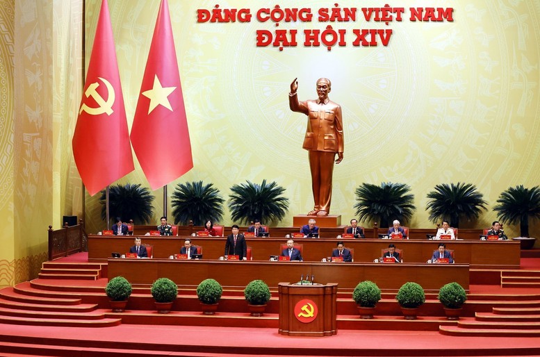 Thông cáo báo chí về ngày làm việc thứ hai Đại hội đại biểu toàn quốc lần thứ XIV của Đảng