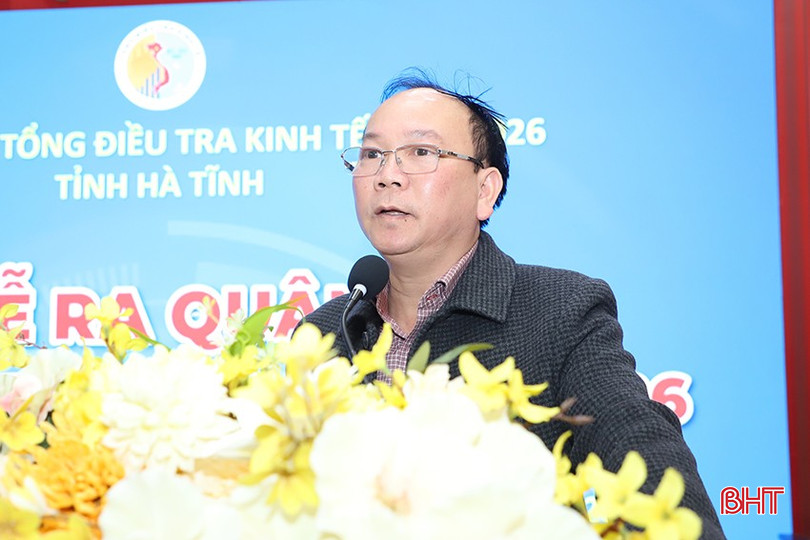 Hà Tĩnh ra quân Tổng điều tra kinh tế năm 2026