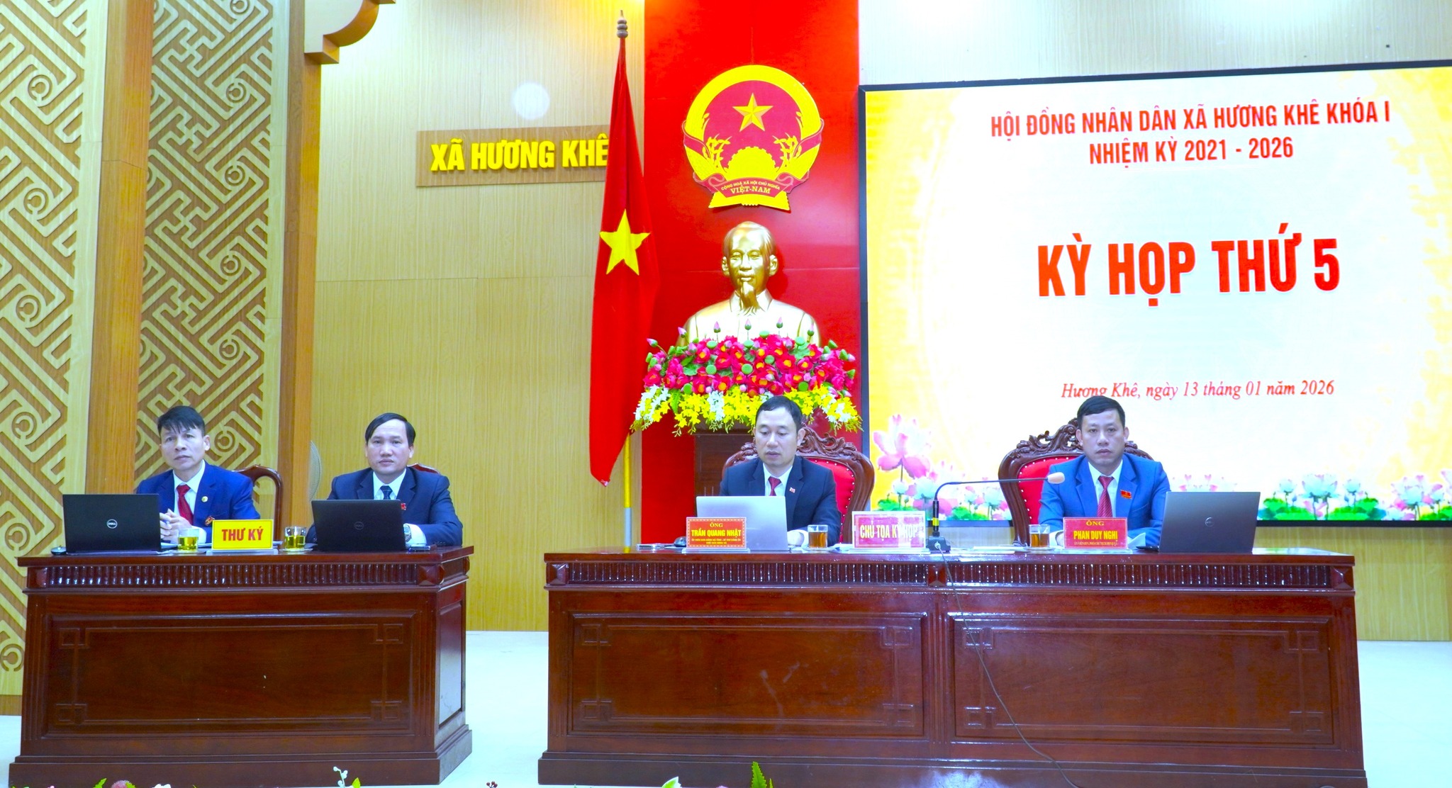 HĐND xã Hương Khê tổ chức Kỳ họp thứ 5, quyết nghị nhiều nội dung quan trọng cho năm 2026