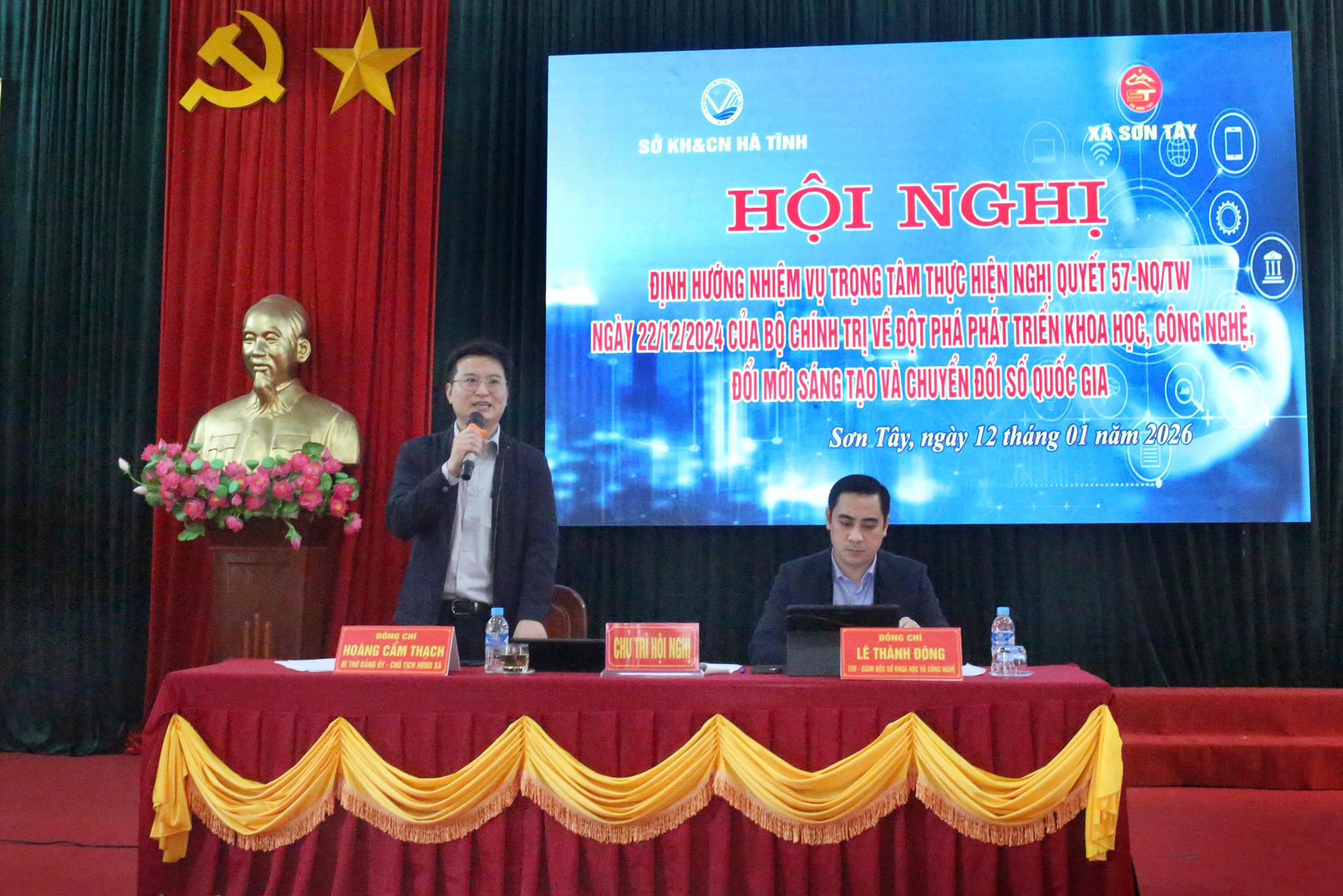 UBND xã Sơn Tây định hướng nhiệm vụ trọng tâm thực hiện Nghị quyết 57-NQ/TW về khoa học, công nghệ và chuyển đổi số