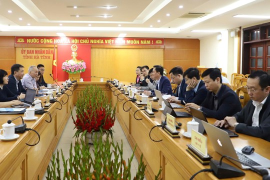 Chương trình xúc tiến hợp tác giữa chính quyền và doanh nghiệp Hà Tĩnh với đối tác châu Âu