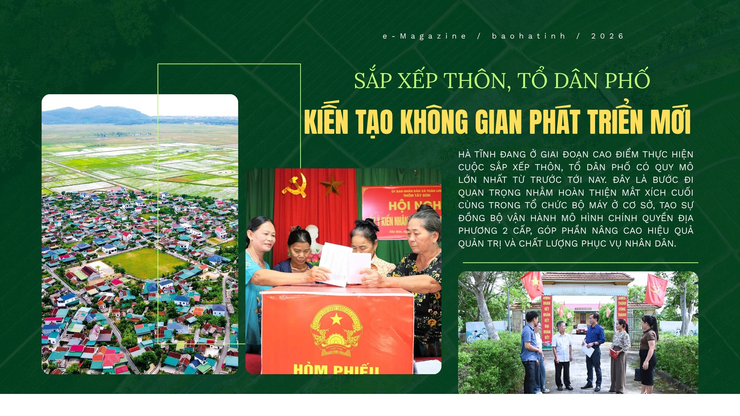 Bài 1: Sắp xếp thôn, tổ dân phố - nền tảng cho hành trình mới