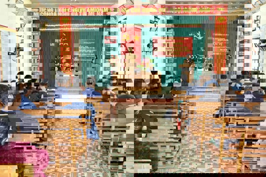 Vũ Quang tổ chức tiếp xúc cử tri trước Kỳ họp thứ 5 HĐND xã: Lắng nghe, đối thoại, củng cố niềm tin 