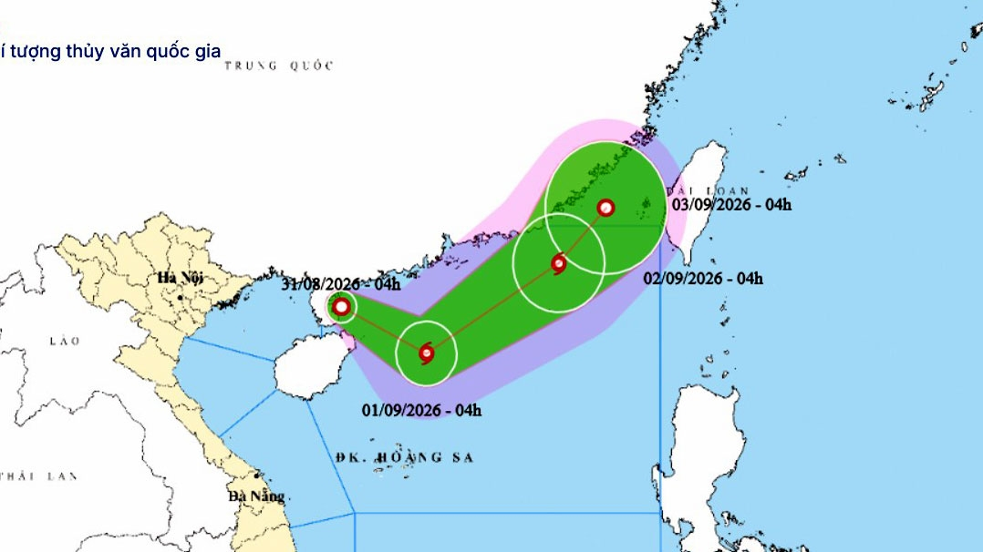 Lại xuất hiện áp thấp nhiệt đới trên Biển Đông