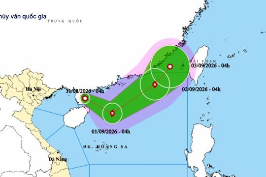 Lại xuất hiện áp thấp nhiệt đới trên Biển Đông