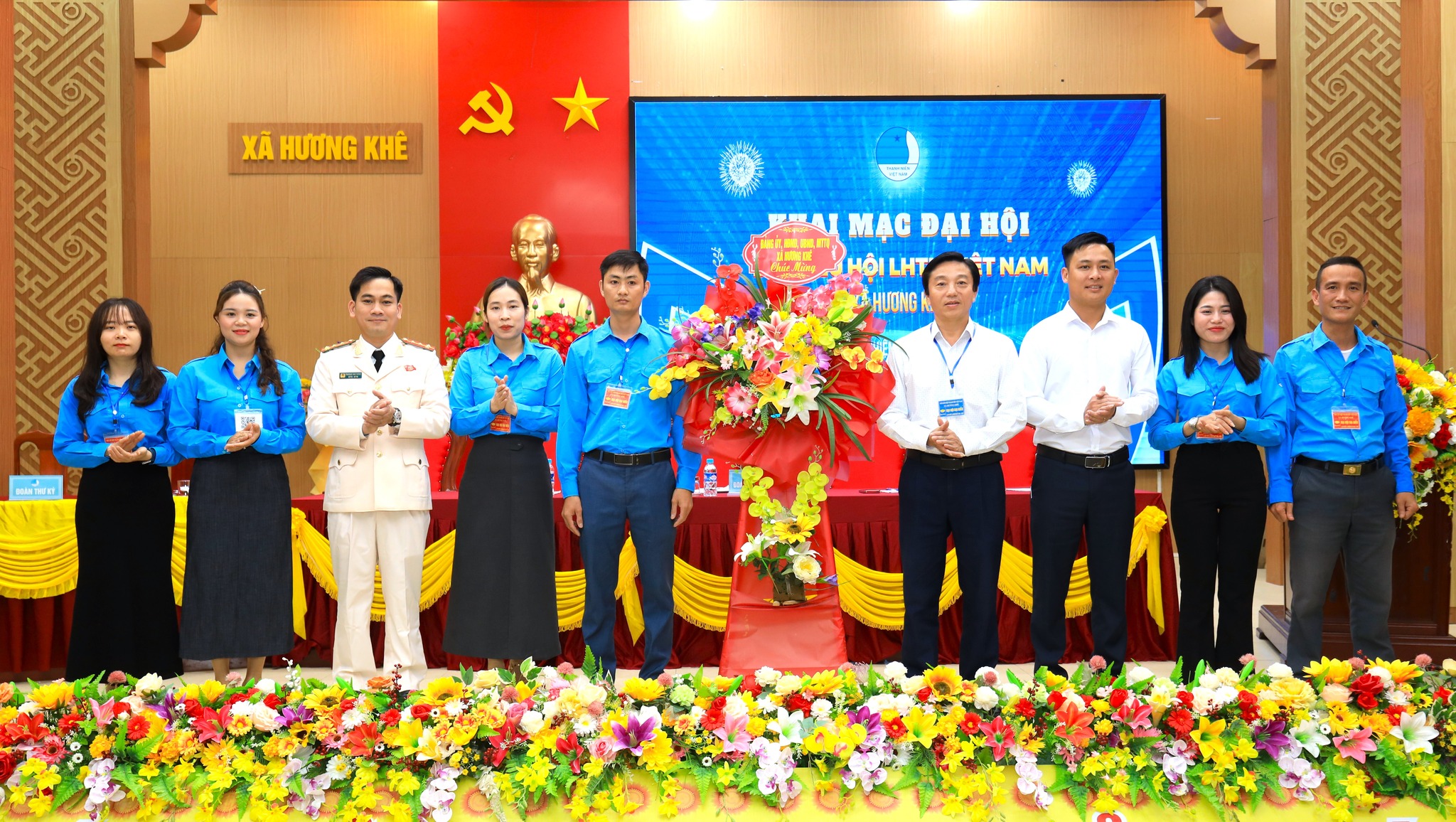 Đại hội Hội LHTN xã Hương Khê lần thứ I: Phát huy vai trò xung kích của tuổi trẻ