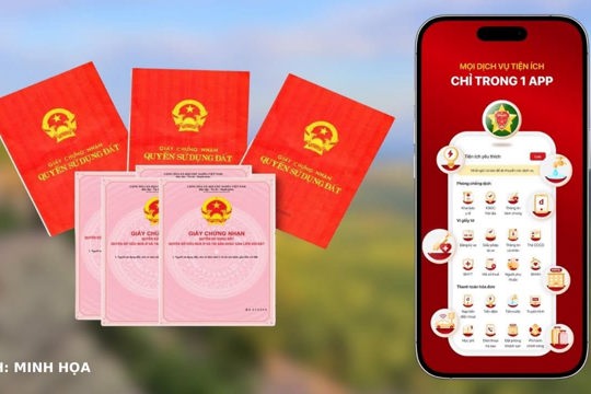 VNeID sẽ tích hợp “sổ đỏ” điện tử