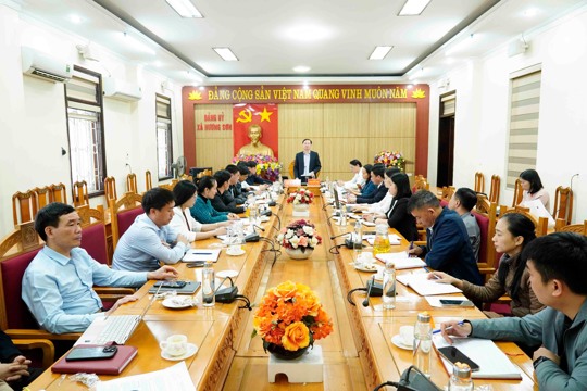 Xã Hương Sơn quyết liệt triển khai nhiệm vụ chuẩn bị bầu cử nhiệm kỳ 2026–2031