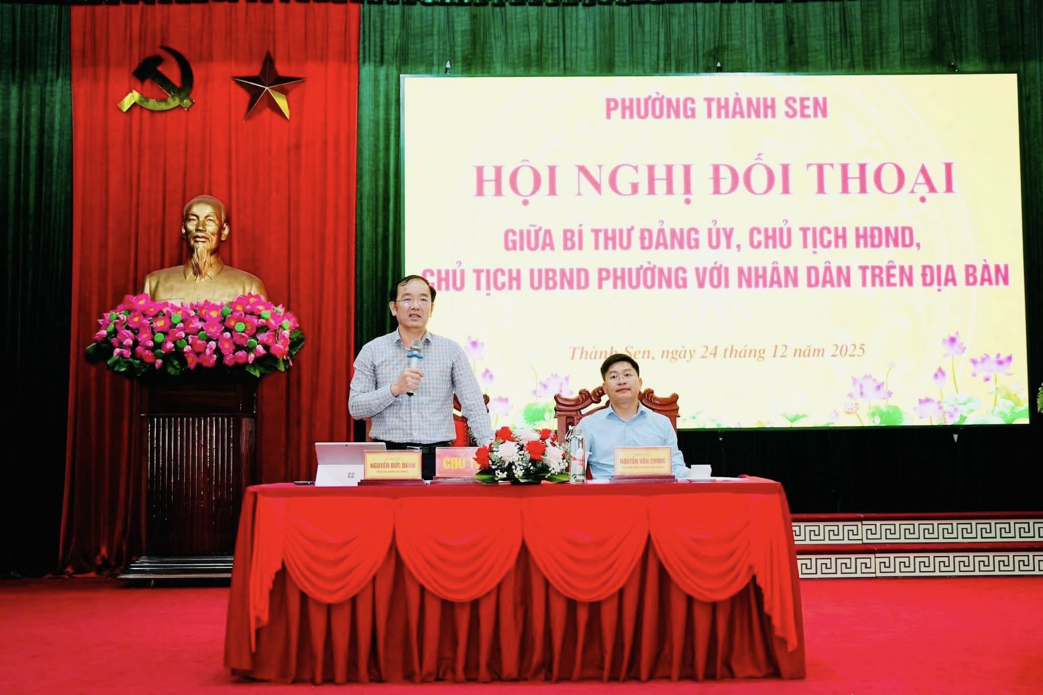 Đối thoại trực tiếp giữa lãnh đạo phường Thành Sen với Nhân dân: Lắng nghe để hành động