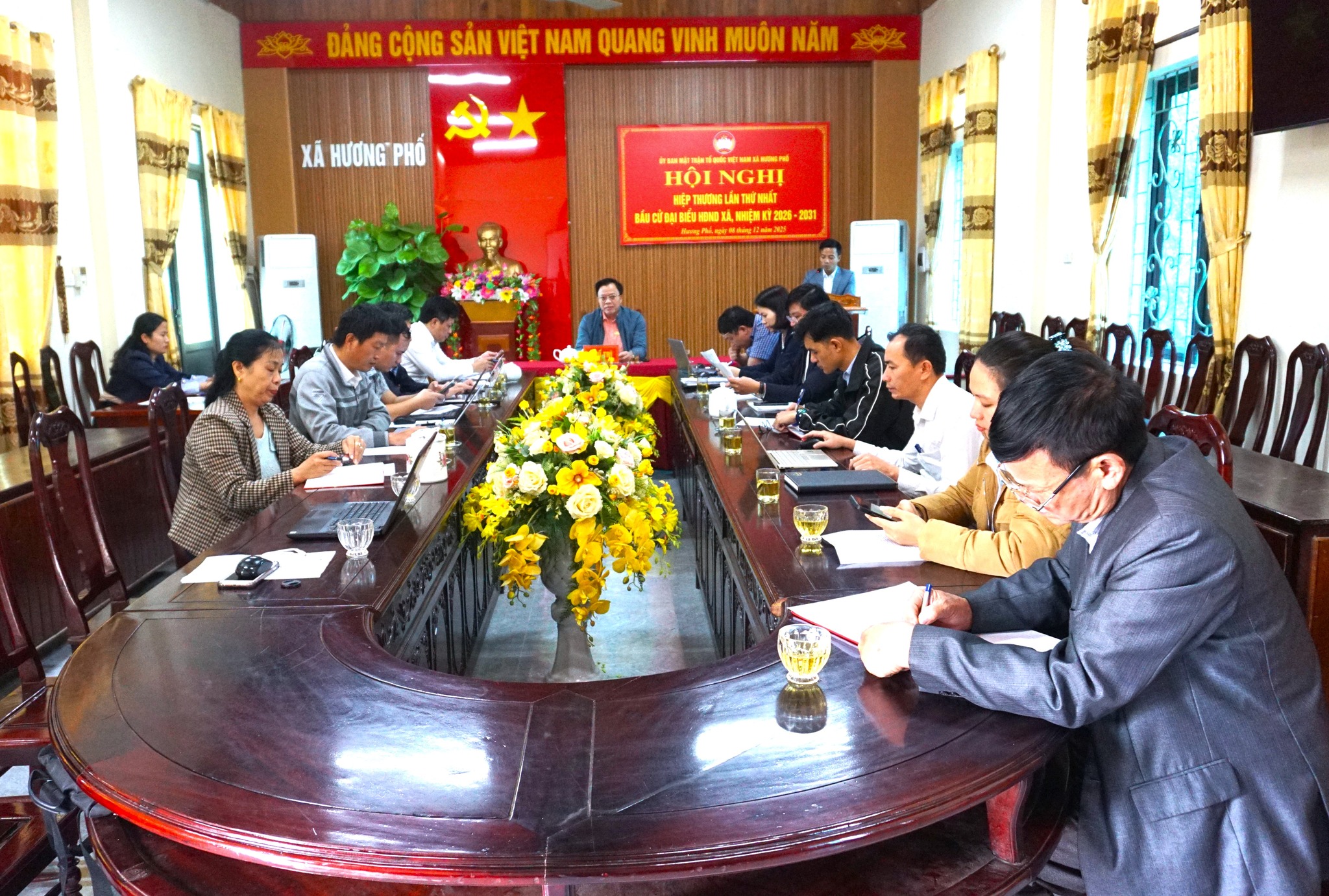 Hương Phố triển khai Hội nghị hiệp thương lần thứ nhất bầu đại biểu HĐND xã nhiệm kỳ 2026–2031