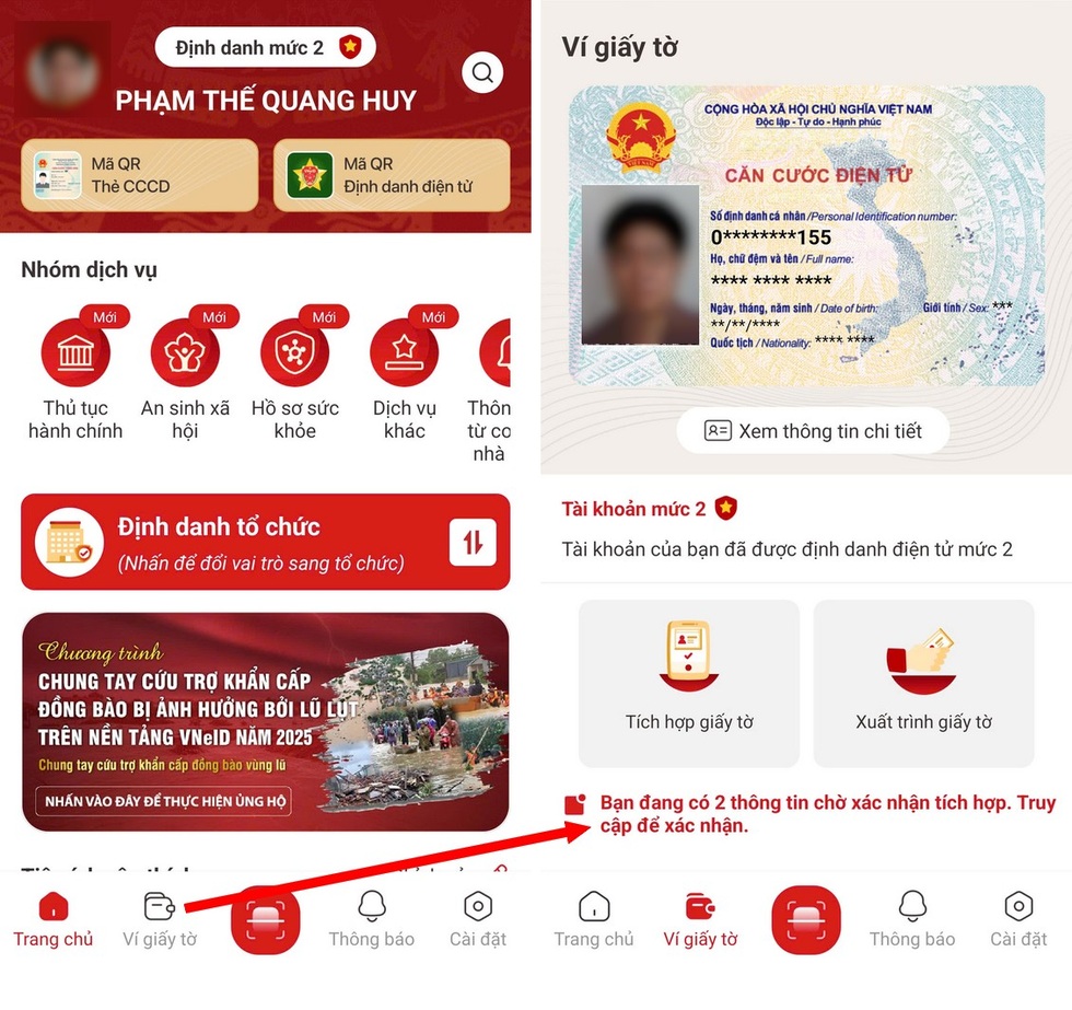 Cách tích hợp thông tin giấy phép lái xe mới vào VNeID để thay bản cứng - 1
