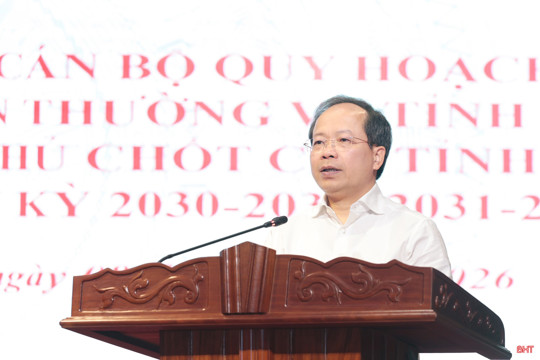 Hà Tĩnh gặp mặt cán bộ quy hoạch các chức danh lãnh đạo chủ chốt cấp tỉnh