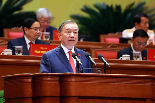 Thống nhất tuyệt đối bầu đồng chí Tô Lâm giữ chức Tổng Bí thư Trung ương Đảng khóa XIV