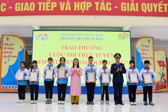 Cuộc thi “Em yêu biển, đảo quê hương” lan tỏa tinh thần yêu nước trong học đường