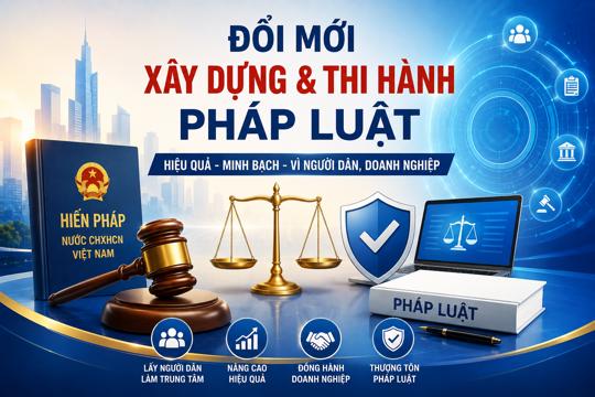 Đổi mới xây dựng chính sách, nâng cao hiệu quả thi hành pháp luật