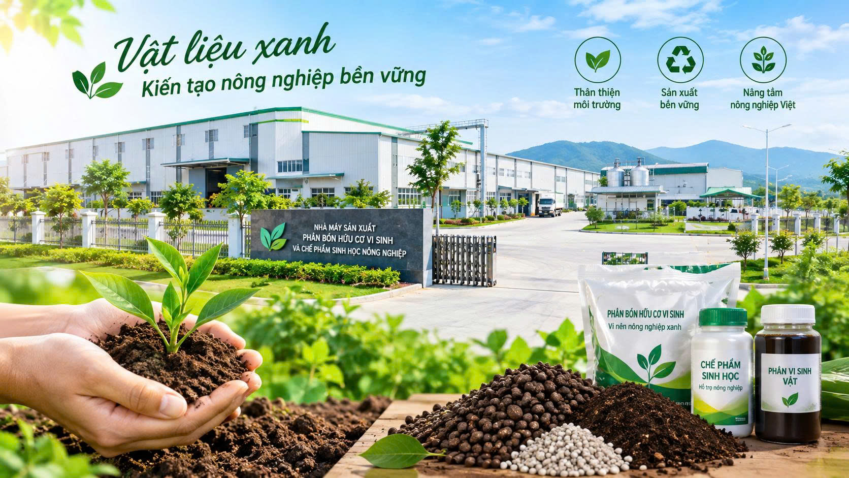 Điều chỉnh dự án Nhà máy sản xuất phân bón hữu cơ vi sinh và chế phẩm sinh học tại CCN Phù Việt