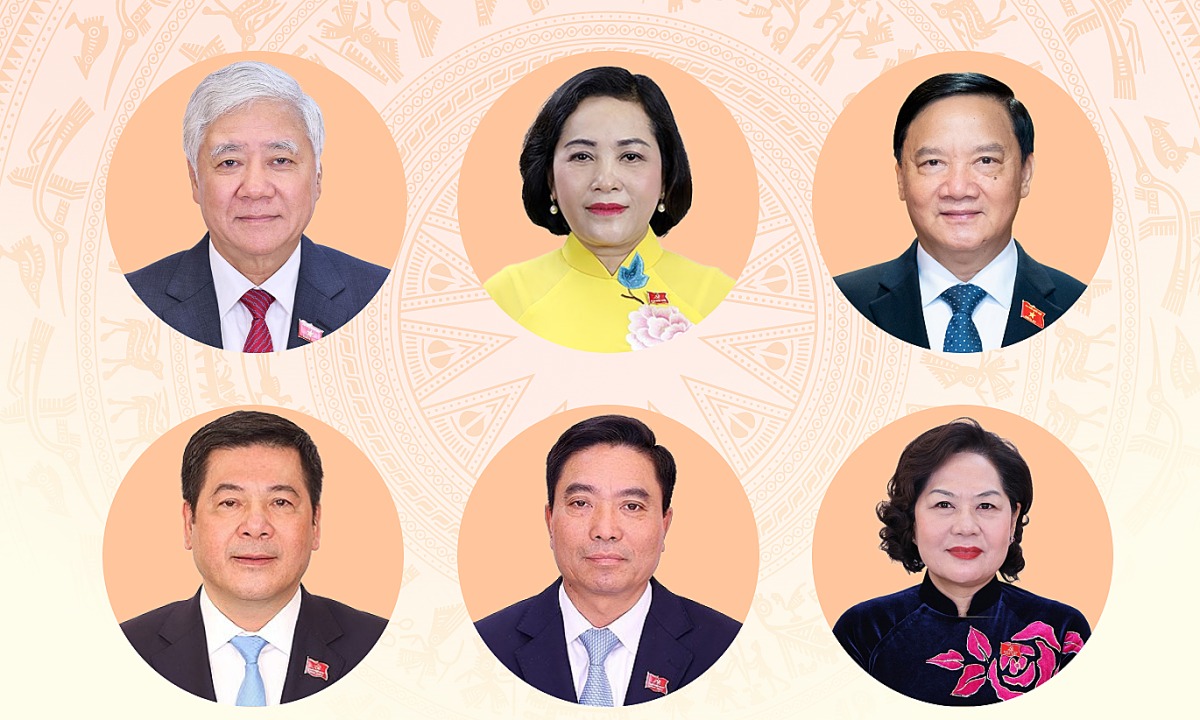 6 Phó chủ tịch Quốc hội nhiệm kỳ 2026-2031