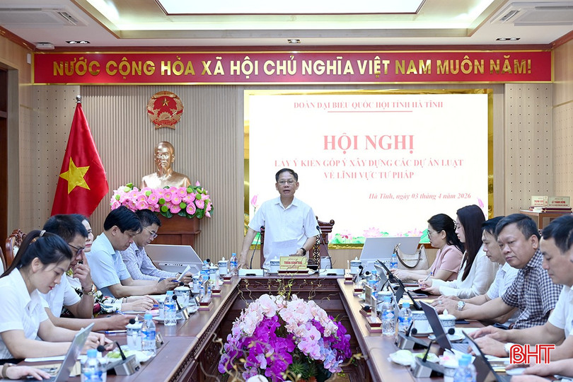 Hà Tĩnh lấy ý kiến góp ý hoàn thiện các dự án luật lĩnh vực tư pháp