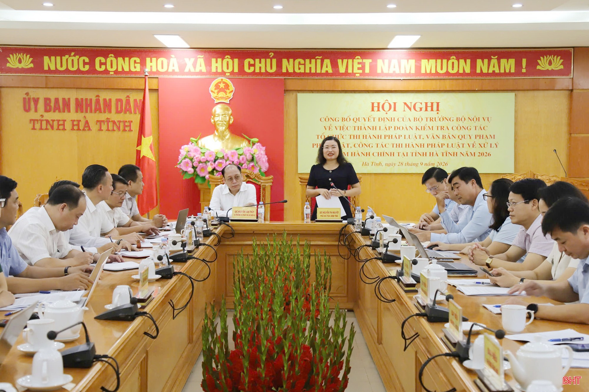 Công bố quyết định của Bộ Nội vụ về kiểm tra công tác tổ chức thi hành pháp luật