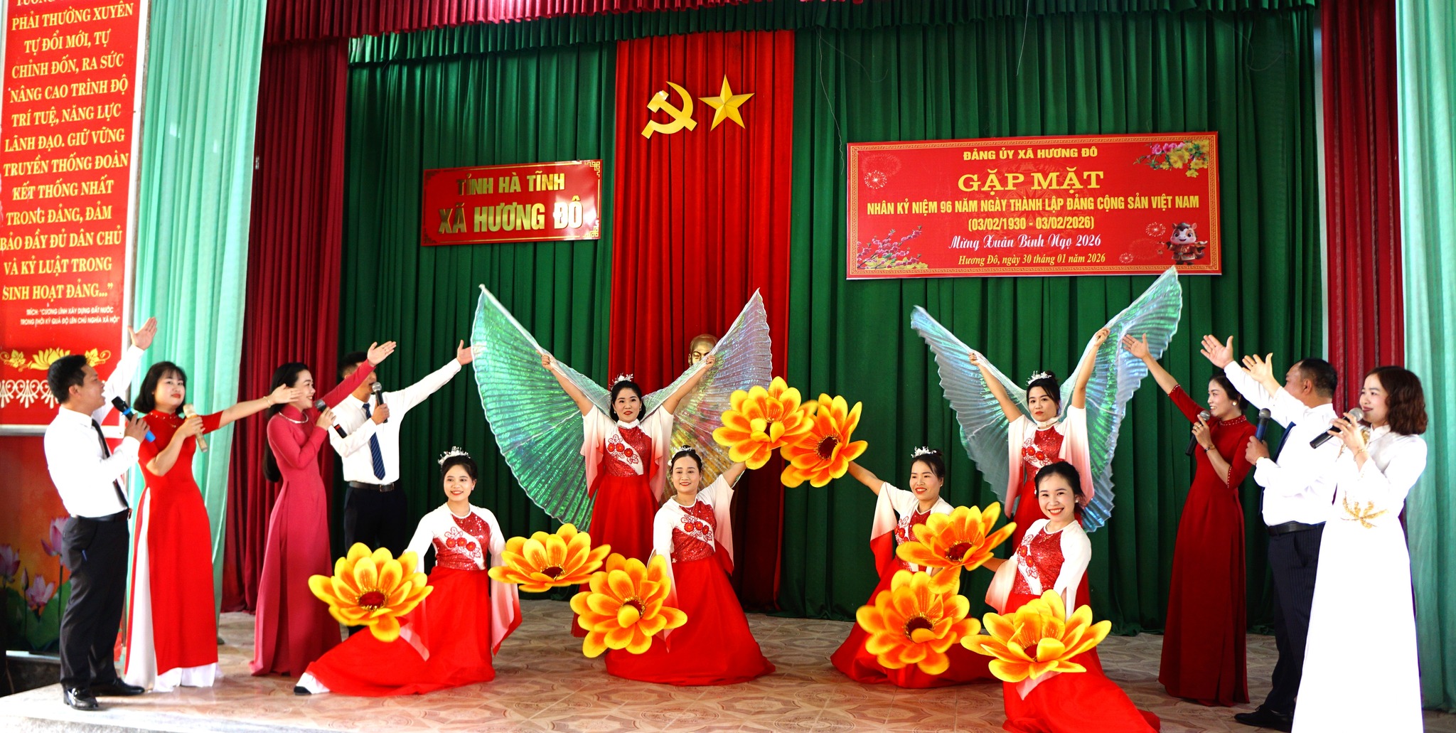 Hương Đô gặp mặt kỷ niệm 96 năm Ngày thành lập Đảng, tạo khí thế bước vào năm mới