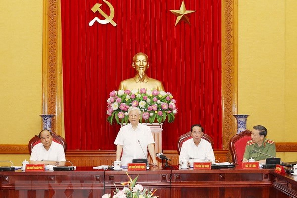 Tổng Bí thư chỉ đạo sắp xếp bộ máy, nhân sự công an