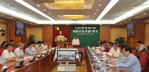 Ủy ban kiểm tra Trung ương xem xét, kỷ luật một số tổ chức, cá nhân
