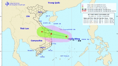 Sẽ có 3 ATNĐ/bão, kèm 2 đợt không khí lạnh xảy ra ở miền Trung trong 10 ngày tới